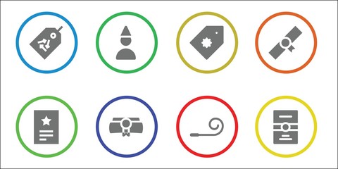 invitation icon set