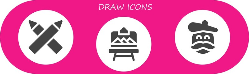 draw icon set