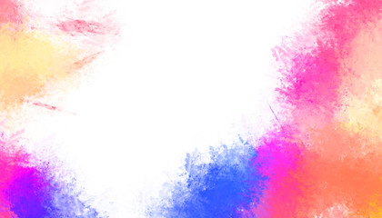 Brushed Painted Abstract Background. Brush stroked painting. Artistic vibrant and colorful wallpaper.