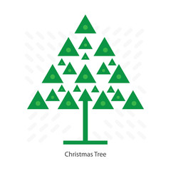 Obraz premium Christmas tree icon