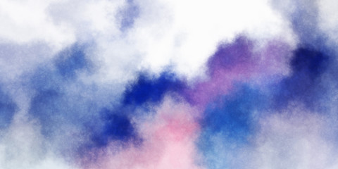 Watercolor painted background. Abstract Illustration wallpaper. Brush stroked painting. 2D Illustration.