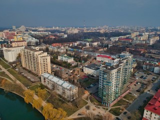 Aerial view of Minsk, Belarus