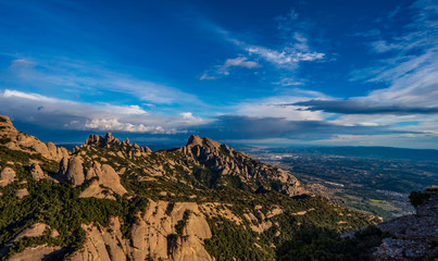 Mountain of Montserrat, Catalonia Spain.