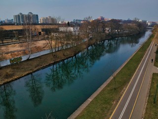 Aerial view of Minsk, Belarus