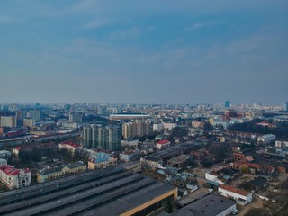 Aerial view of Minsk, Belarus
