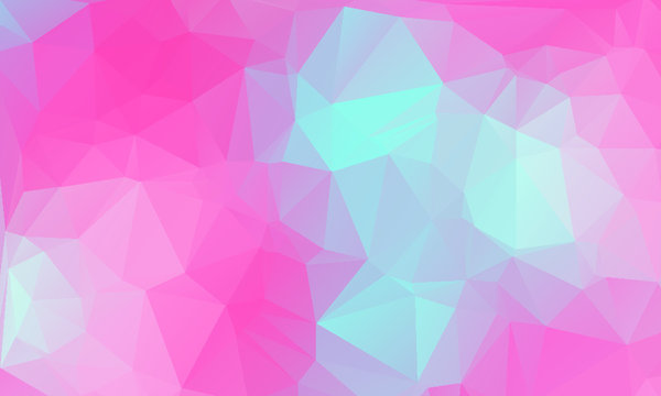 Abstract Color Polygon Background Design, Abstract Geometric Origami Style With Gradient