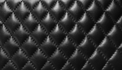 Background black texture leather pattern