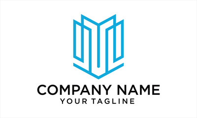 CREATIVE LETTER M ABSTRACT BUSINESS LOGO DESIGN