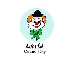 World circus day. Doodle style. Vector illustration.