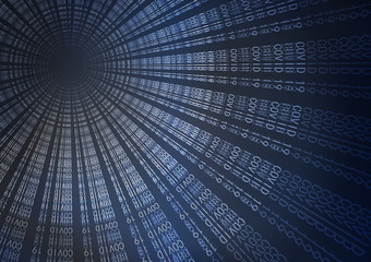 binary code background.covid 19 virus