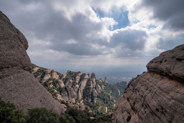Mountain of Montserrat, Catalonia Spain.