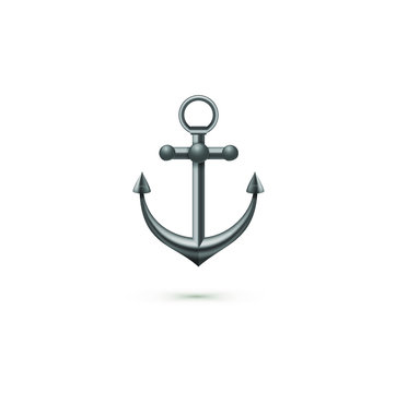 Anchor for decorating packaging, postcards. wallpaper