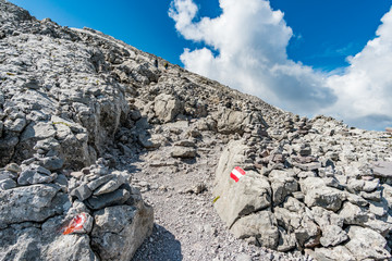 Mountain tour on the Watzmann