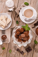 Chocolate truffles.