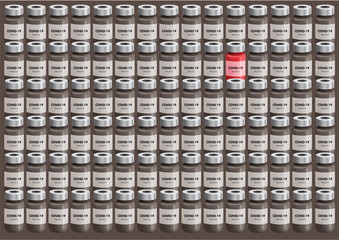 Background Image 3d Rendering Discovery Vaccine Covid 19
