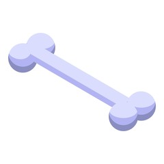 Fortune teller bone icon. Isometric of fortune teller bone vector icon for web design isolated on white background