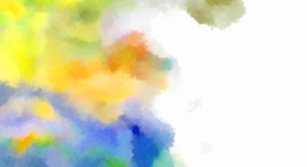 Obraz premium Watercolor painted background. Abstract Illustration wallpaper. Brush stroked painting. 2D Illustration.