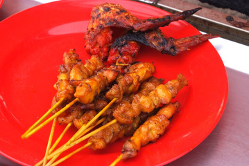 Grilled chicken Thai style, Thai Food