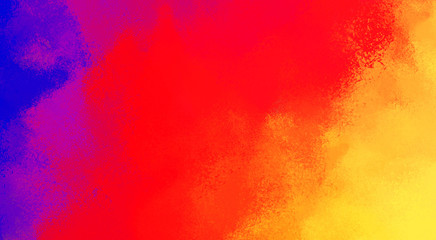 Brushed Painted Abstract Background. Brush stroked painting. Artistic vibrant and colorful wallpaper.