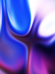 Fluid abstract background with colorful gradient. 2D illustration of modern movement.