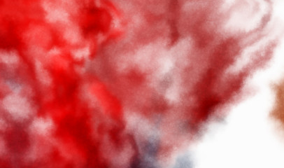 Watercolor painted background. Abstract Illustration wallpaper. Brush stroked painting. 2D Illustration.