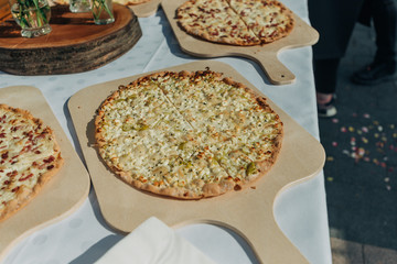 frische Ofenpizza