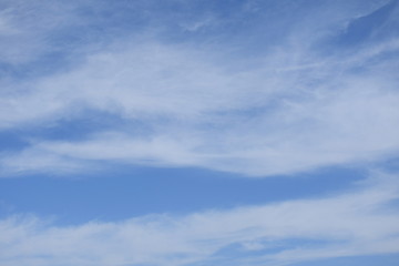 Fototapeta premium Clouds in the Blue sky, cloud pattern in the sky, Nature 