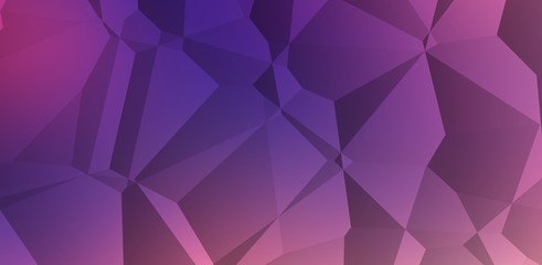 Polygonal background. Colorful wallpaper with geometric design. Digital 3d illustration.