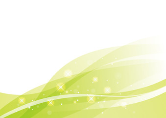 Fototapeta premium 曲線 抽象 背景 緑