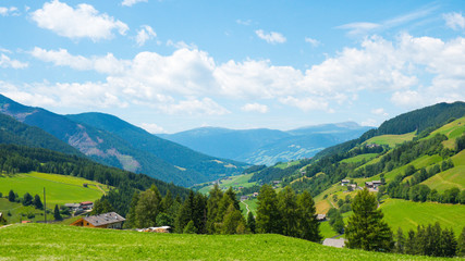 Countryside and green valleys, beautiful landscape