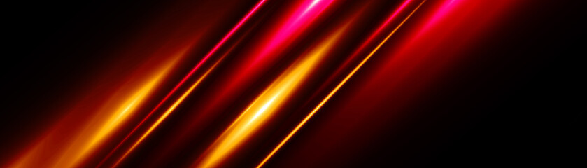 Modern abstract backgrounds banner space neon lights (super high resolution) 3d rendering