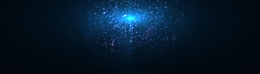 Modern abstract backgrounds banner space neon lights (super high resolution) 3d rendering