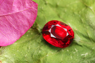 Red Gem Art and Decoration Gemstone RED RUBY