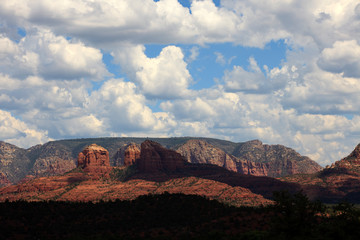 Camp Verde, Arizona / USA - August 01, 2015: Arizona landscape near Camp Verde, Arizona, USA