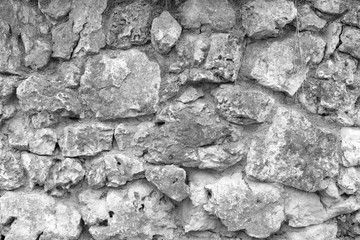 Randomly located stones as a natural background