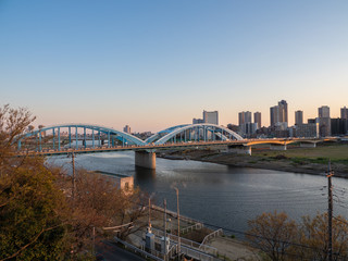 多摩川浅間神社からの眺望