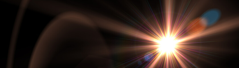 Modern abstract backgrounds banner space neon lights (super high resolution) 3d rendering