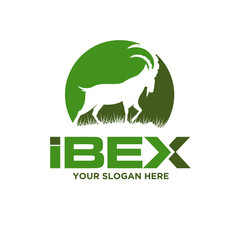 ibex logo designs nature and green