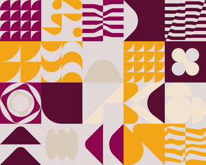 Geometric Abstract Vector Elements Design