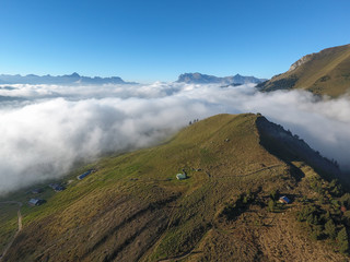 Les chalets du Truc, vue par drone