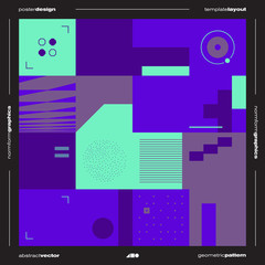 Brutalism Design Vector Cover Mockup