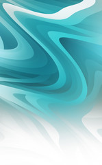 Dynamic trendy simple fluid color gradient abstract cool background with overlapping line effects.  Illustration for wallpaper, banner, background, card, book, pamphlet,website. 2D illustration..