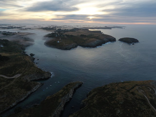 Pointe de Bangor, vue par drone