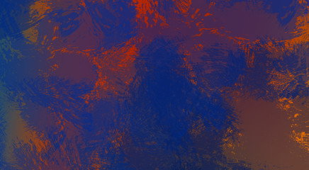 Brushed Painted Abstract Background. Brush stroked painting. Artistic vibrant and colorful wallpaper.