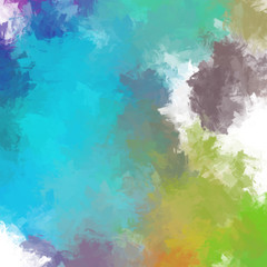 Brushed Painted Abstract Background. Brush stroked painting. Strokes of paint. 2D Illustration.