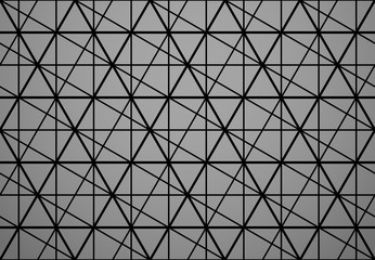 The geometric pattern with lines. Seamless vector background. Black and grey texture. Graphic modern pattern. Simple lattice graphic design
