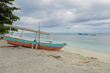 Obraz premium boat on beach