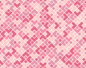 Abstract geometric pattern. A seamless vector background. Color pink ornament. Graphic modern pattern. Simple lattice graphic design
