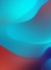 Abstract background. Fractal waves of magic energy and light motion. Colorful wallpaper template of glowing moving light shapes.