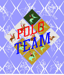 American College Polo sports tshirt printing graphic design vector art